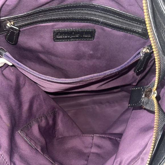 Spacious Black Leather Tote with Textured Finish - Picture 10 of 16